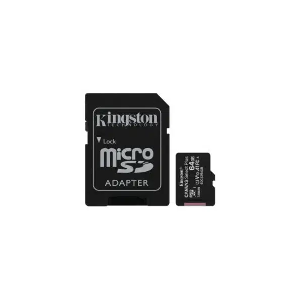 Memoria MicroSD Kingston Canvas Select Plus 64 GB / 100 MB/s