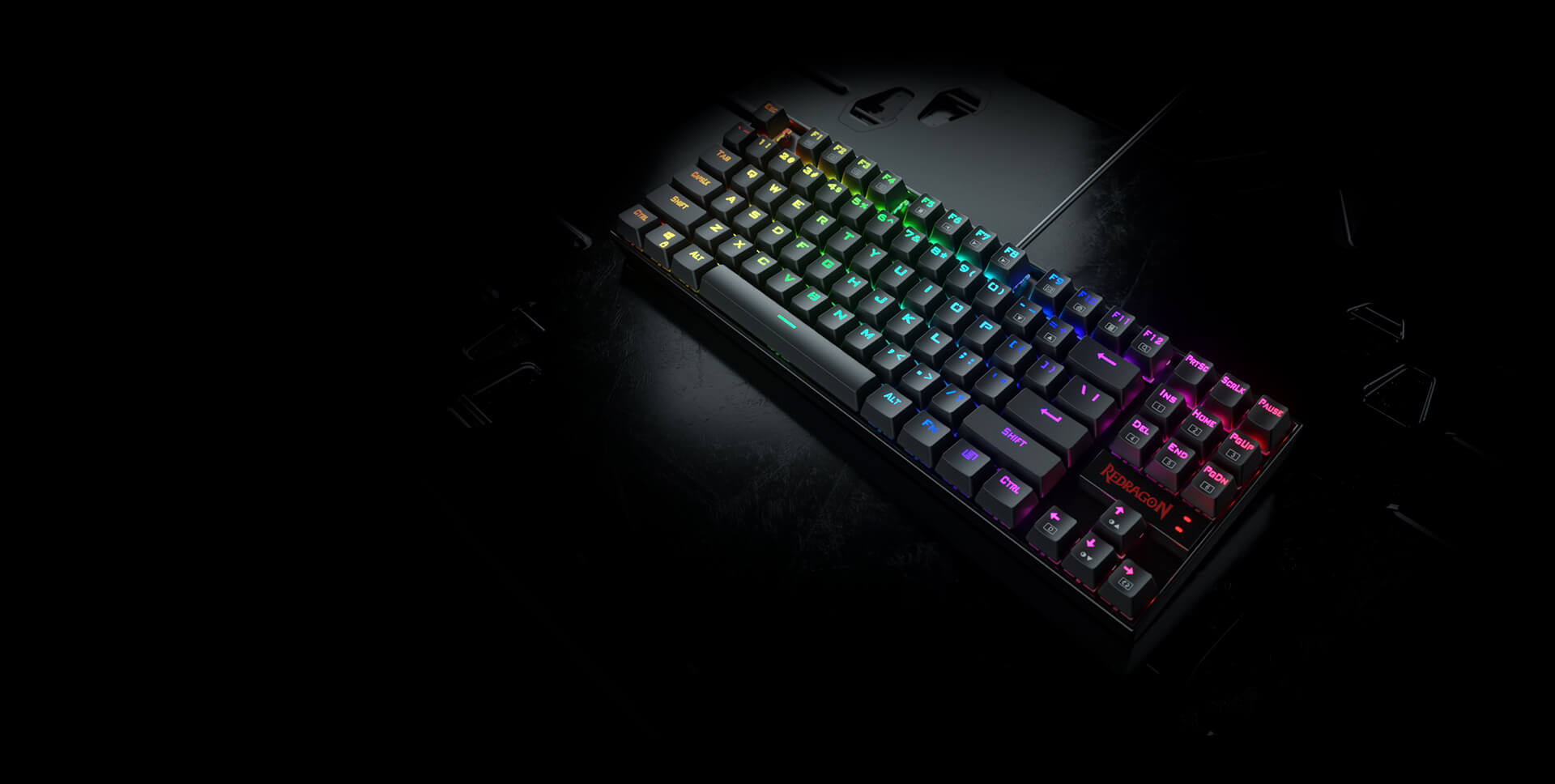 TECLADO REDRAGON KUMARA K552-RGB NEGRO - Imagen 2