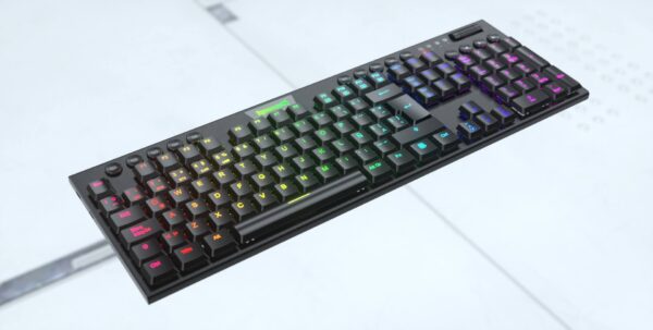 TECLADO REDRAGON HORUS INALAMBRICO NEGRO K618 - Imagen 3