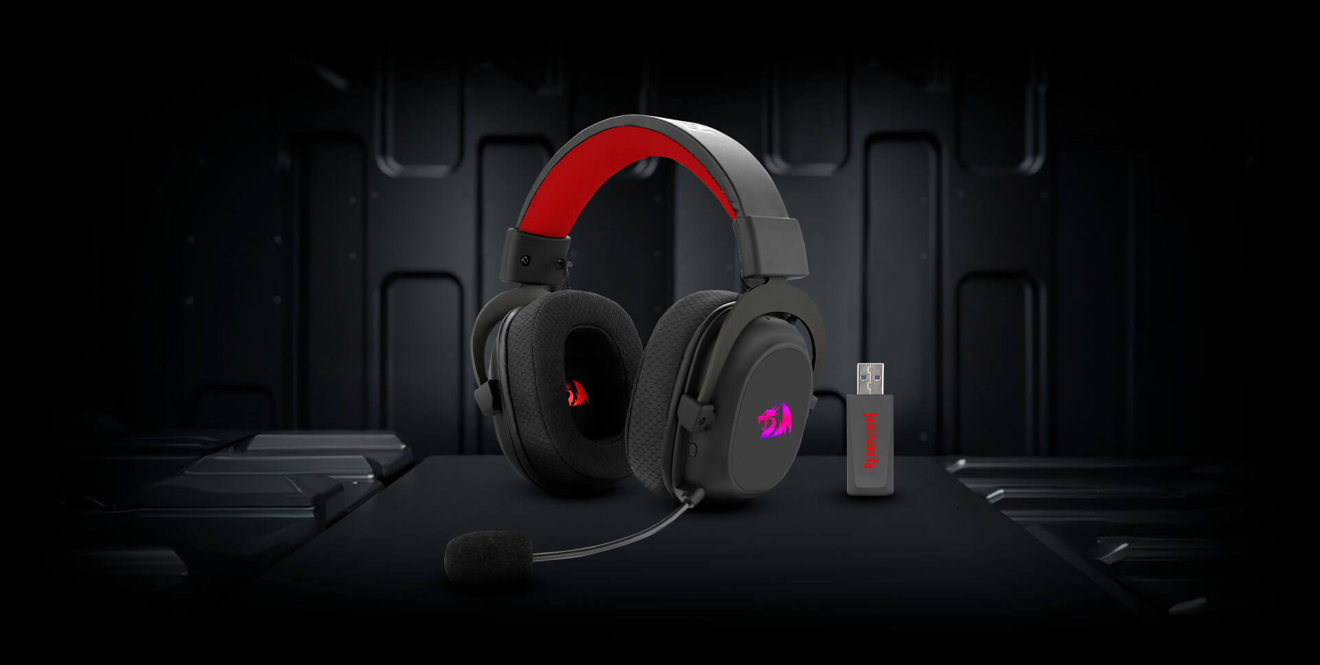 DIADEMA REDRAGON ZEUS PRO H510-PRO NEGRA - Imagen 3