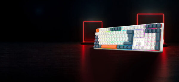 TECLADO REDRAGON TRUNDLE K668WBO-RGB - Imagen 2