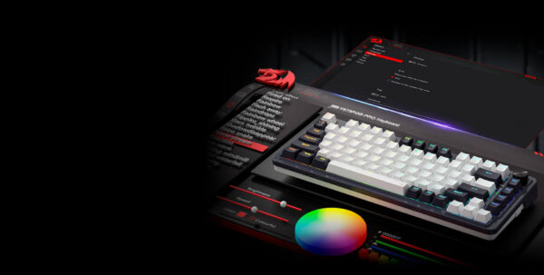 TECLADO REDRAGON UCAL PRO K673WB-RGB-PRO - Imagen 8