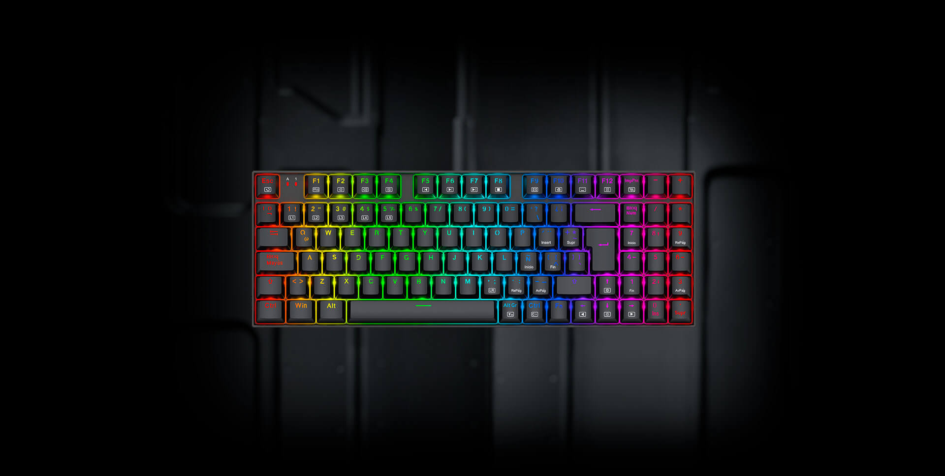 TECLADO REDRAGON ZIGGS K669-RGB - Imagen 6