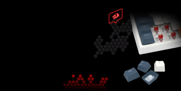 TECLADO REDRAGON TRUNDLE K668WBO-RGB - Imagen 3