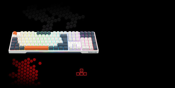 TECLADO REDRAGON TRUNDLE K668WBO-RGB - Imagen 5