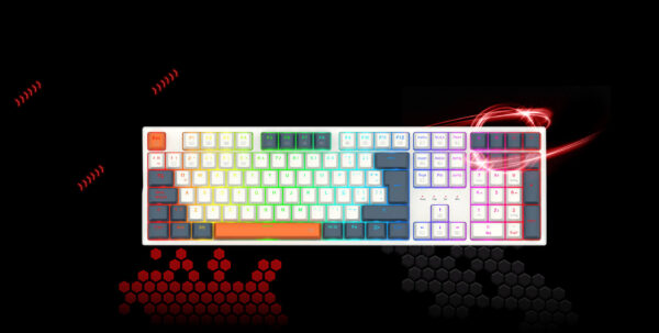 TECLADO REDRAGON TRUNDLE K668WBO-RGB - Imagen 6