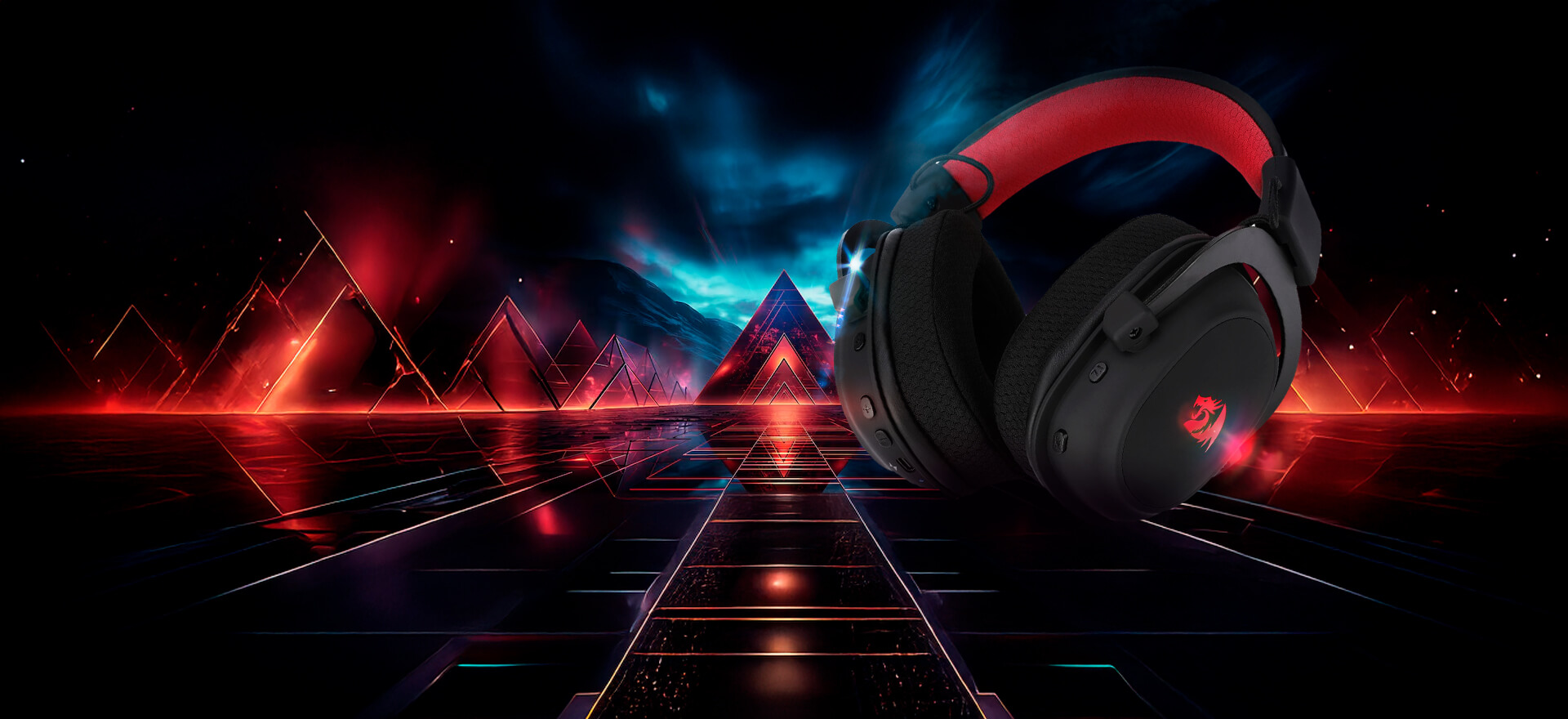 DIADEMA REDRAGON ZEUS PRO H510-PRO NEGRA - Imagen 2