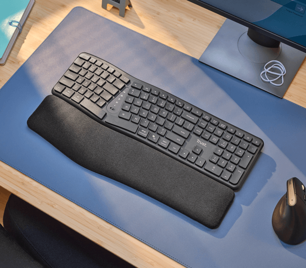 TECLADO ERGONOMICO TRUST KEYRA - Imagen 5