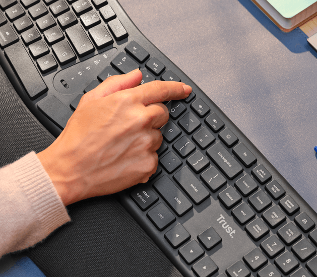 TECLADO ERGONOMICO TRUST KEYRA - Imagen 6