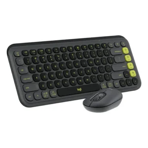 COMBO TECLADO Y MOUSE LOGITECH POP ICON NEGRO
