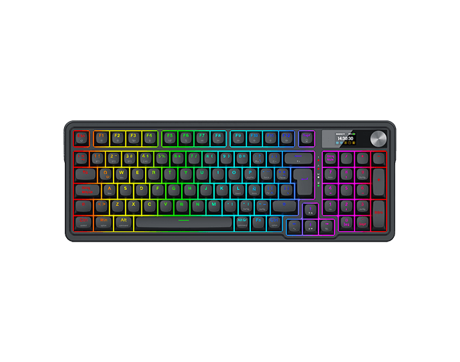 TECLADO REDRAGON EISA LCD PRO NEGRO K719RGB-PRO