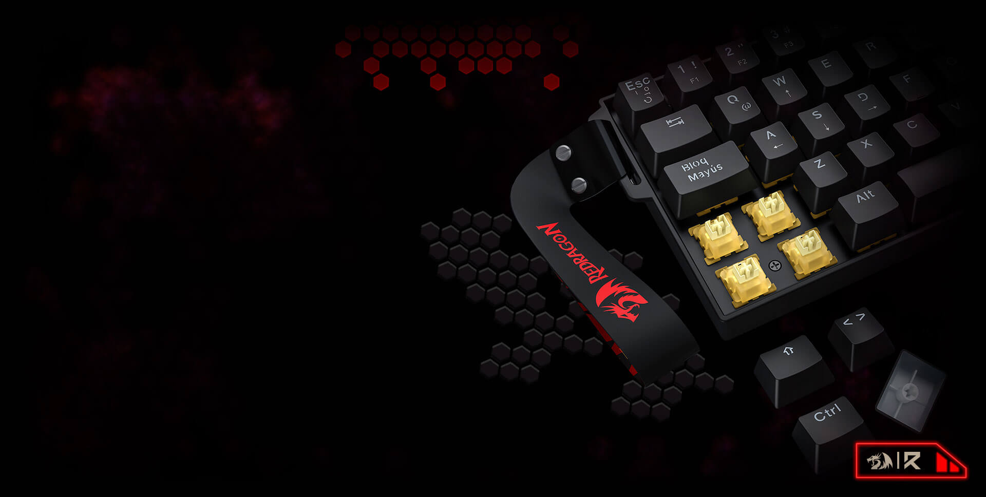 TECLADO REDRAGON FIZZ MAGNETICO K617RGB-MP - Imagen 6