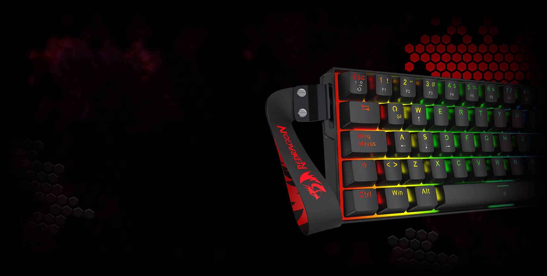 TECLADO REDRAGON FIZZ MAGNETICO K617RGB-MP - Imagen 8